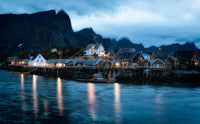 Sakrisøy in the Blue Hour